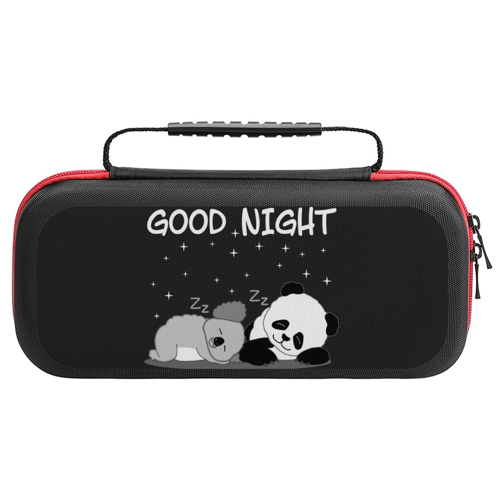 Koala Panda Switch Game Console Carrying Case with Storage for Accessories, Traveling Game Bag for Nintendo Switch, Perfect for Home, Office, and On-the-Go Gaming