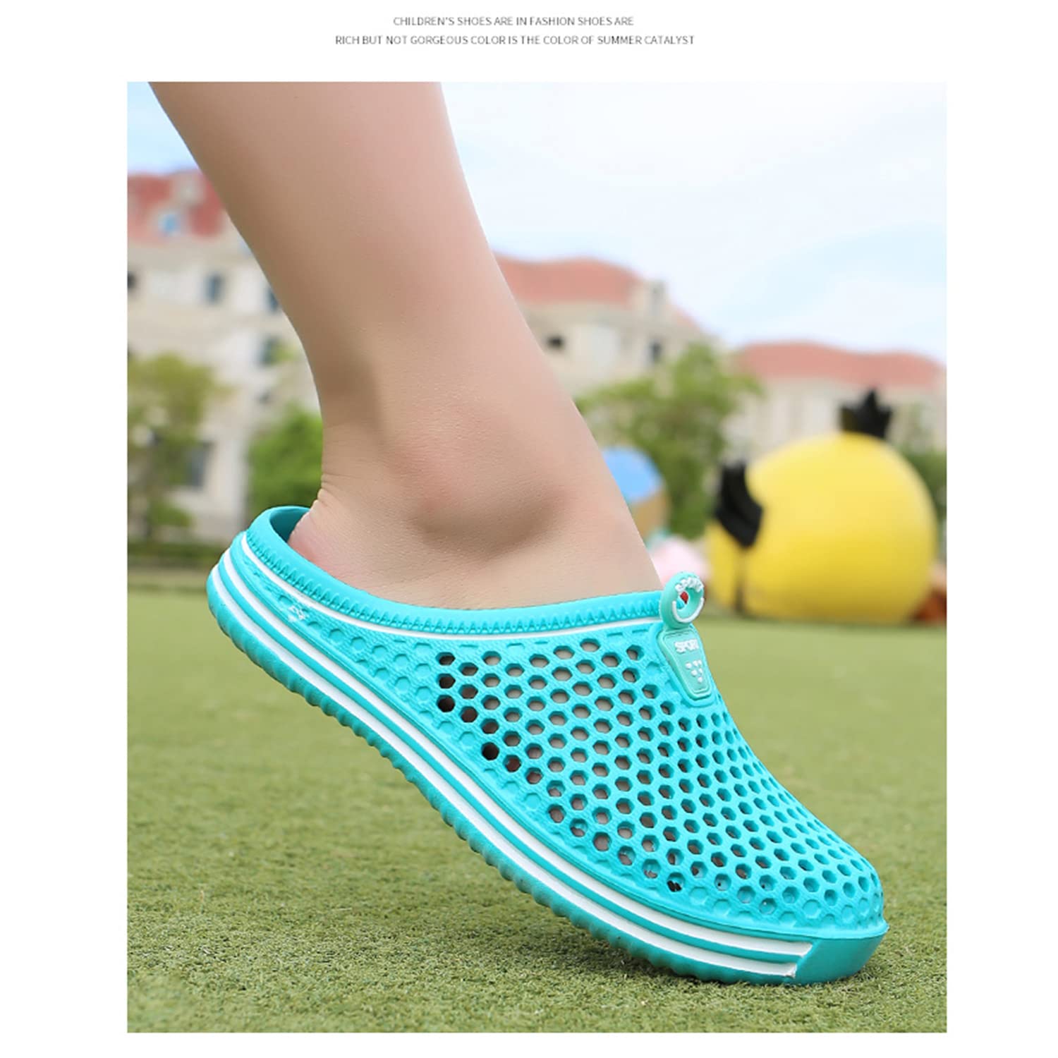 **DRESER Women's Garden Clogs - Breathable Water Shoes for Beach, Bathing, Walking & Travel - Comfortable Non-Slip Slippers for Home, Pool & Outdoor Activities**