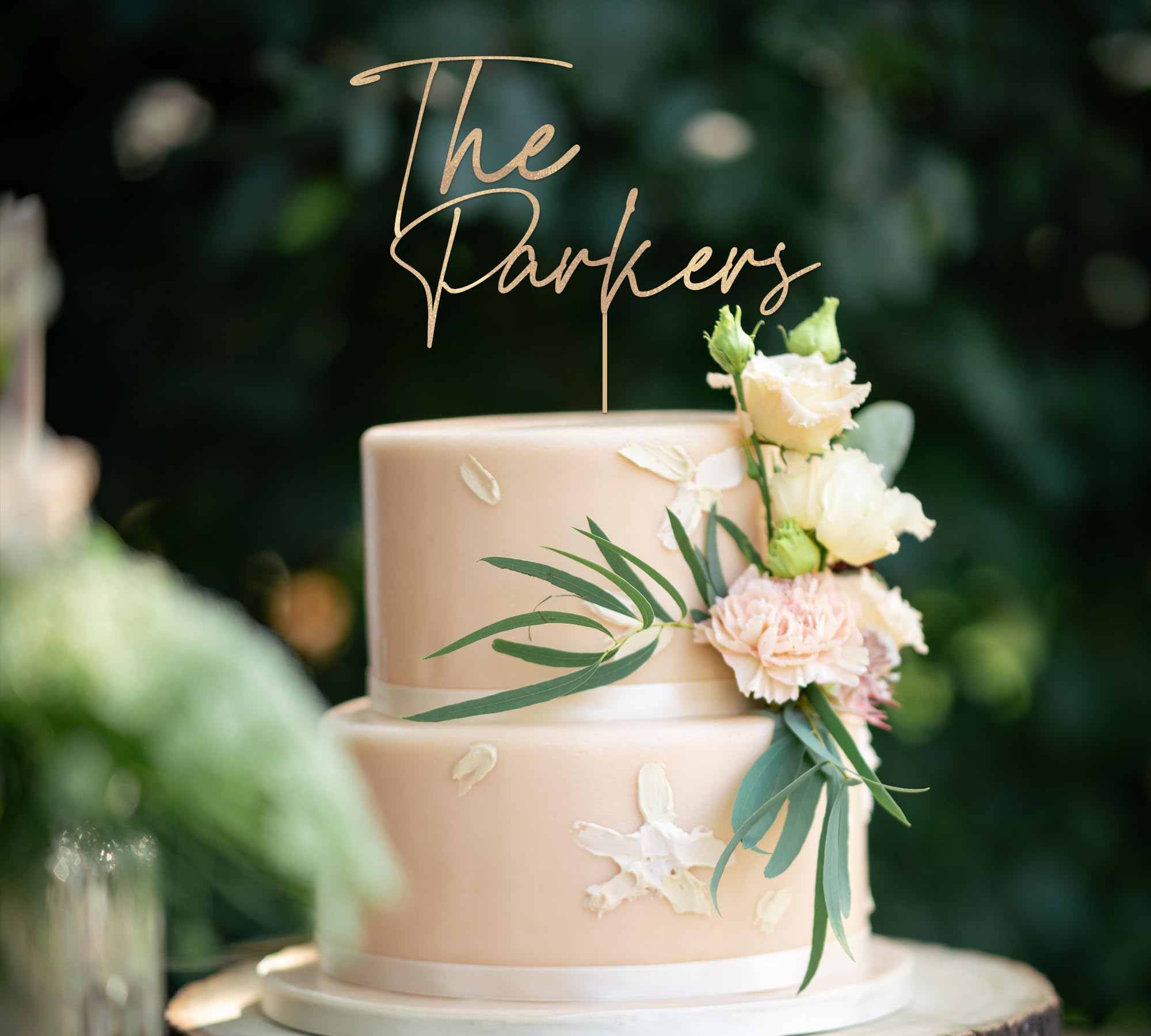Custom Wedding Cake Toppers - Personalized Bride & Groom Cake Topper for Weddings & Anniversaries - Perfect for Wedding Cakes, Anniversary Celebrations & Romantic Couple Gifts