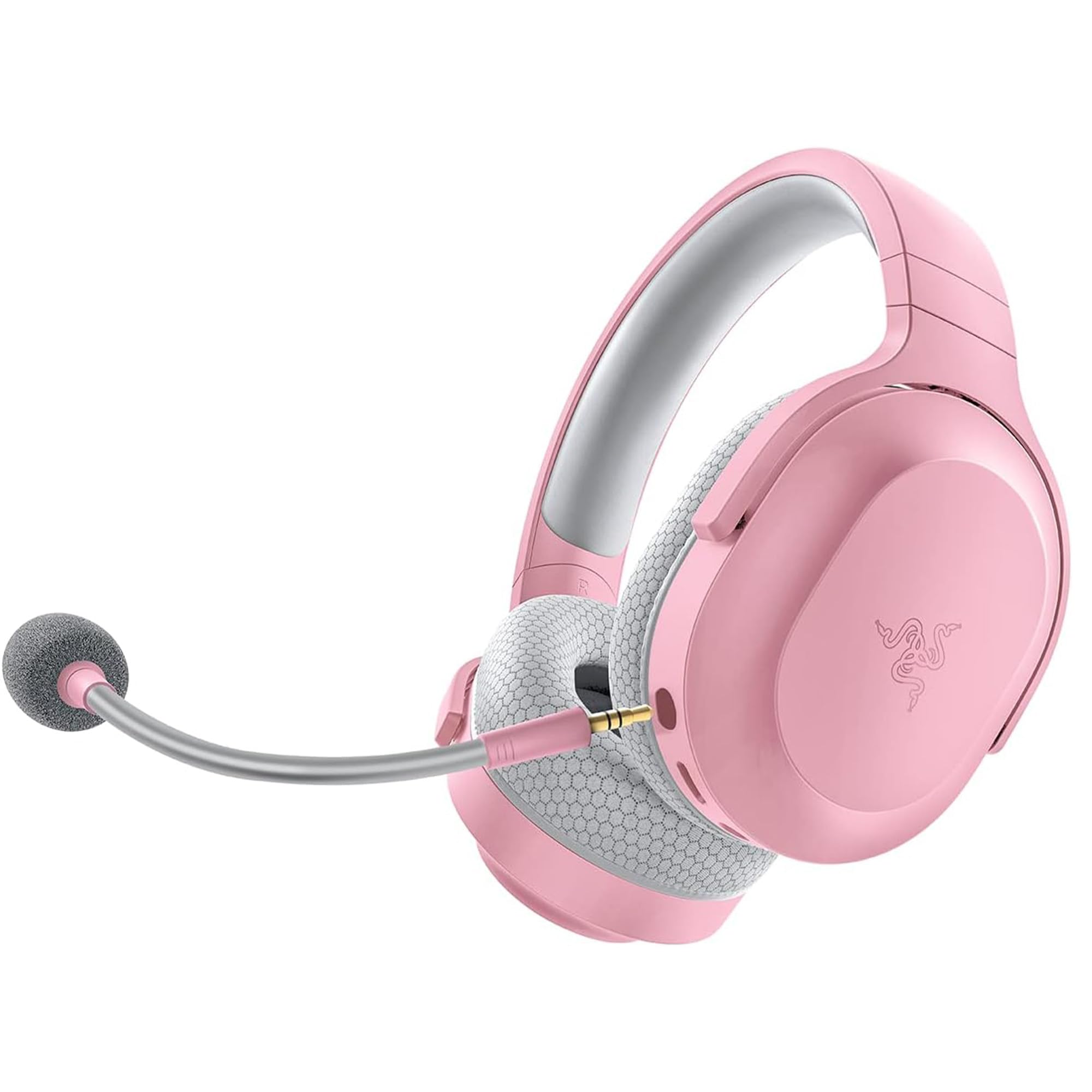 Razer Barracuda X Wireless Gaming Headset for PC, PS5, Switch & Mobile - Lightweight 250g Design, 40mm Drivers, 20H Battery Life (Quartz Pink) - Perfect for Gaming, Streaming & Remote Work