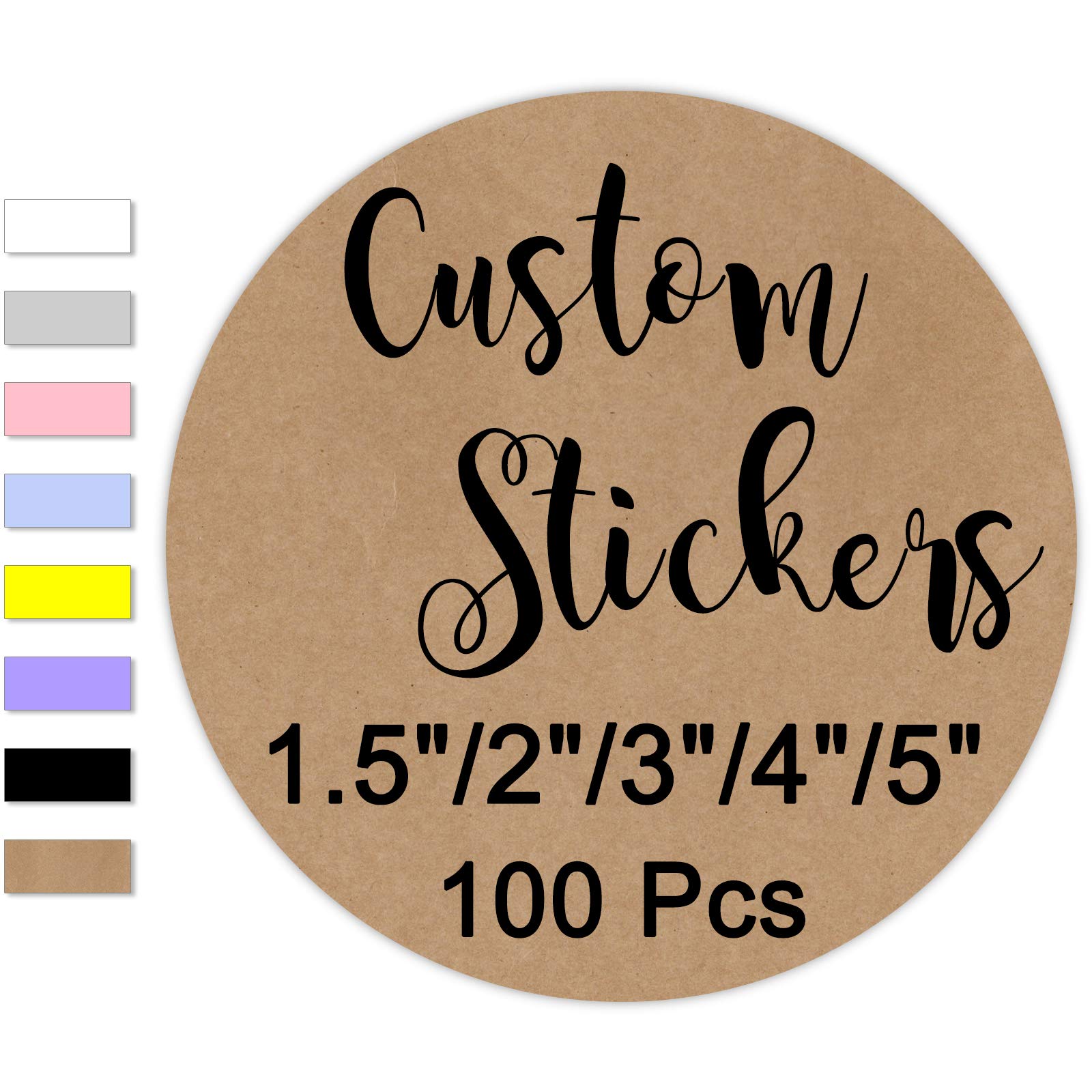 100 Custom Round Stickers 4