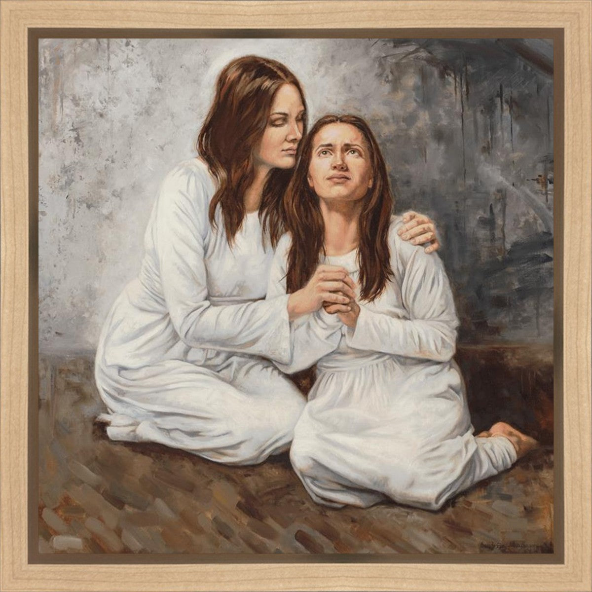 Ask for Angels to Help You Gallery Wrap Canvas - Inspirational Wall Art for Home, Office & Prayer Room Decor