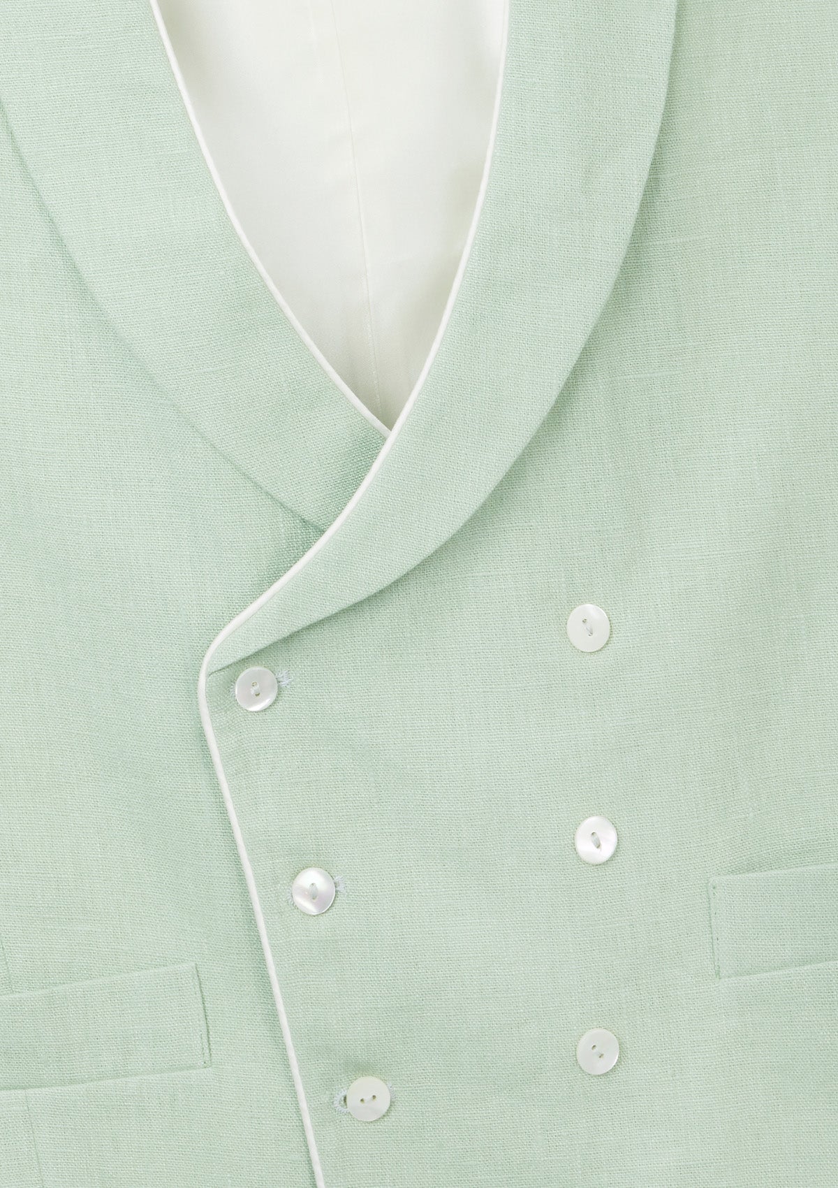 Elegant Pistachio Green Shawl Lapel Double Breasted Waistcoat for Men - Formal Business Attire, Wedding Suit Vest, Office Wear & Special Occasions