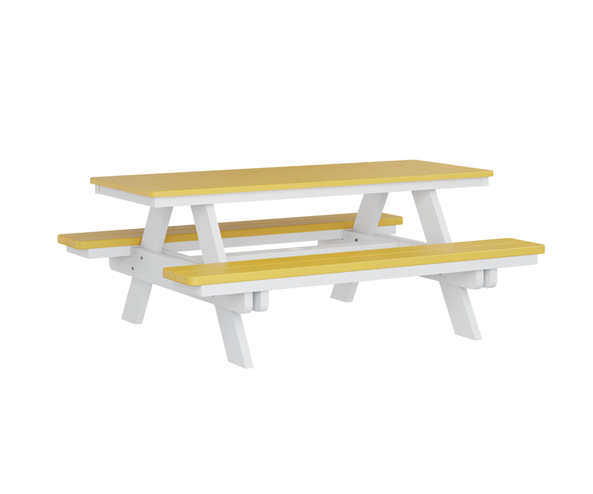 Sunburst Yellow on White