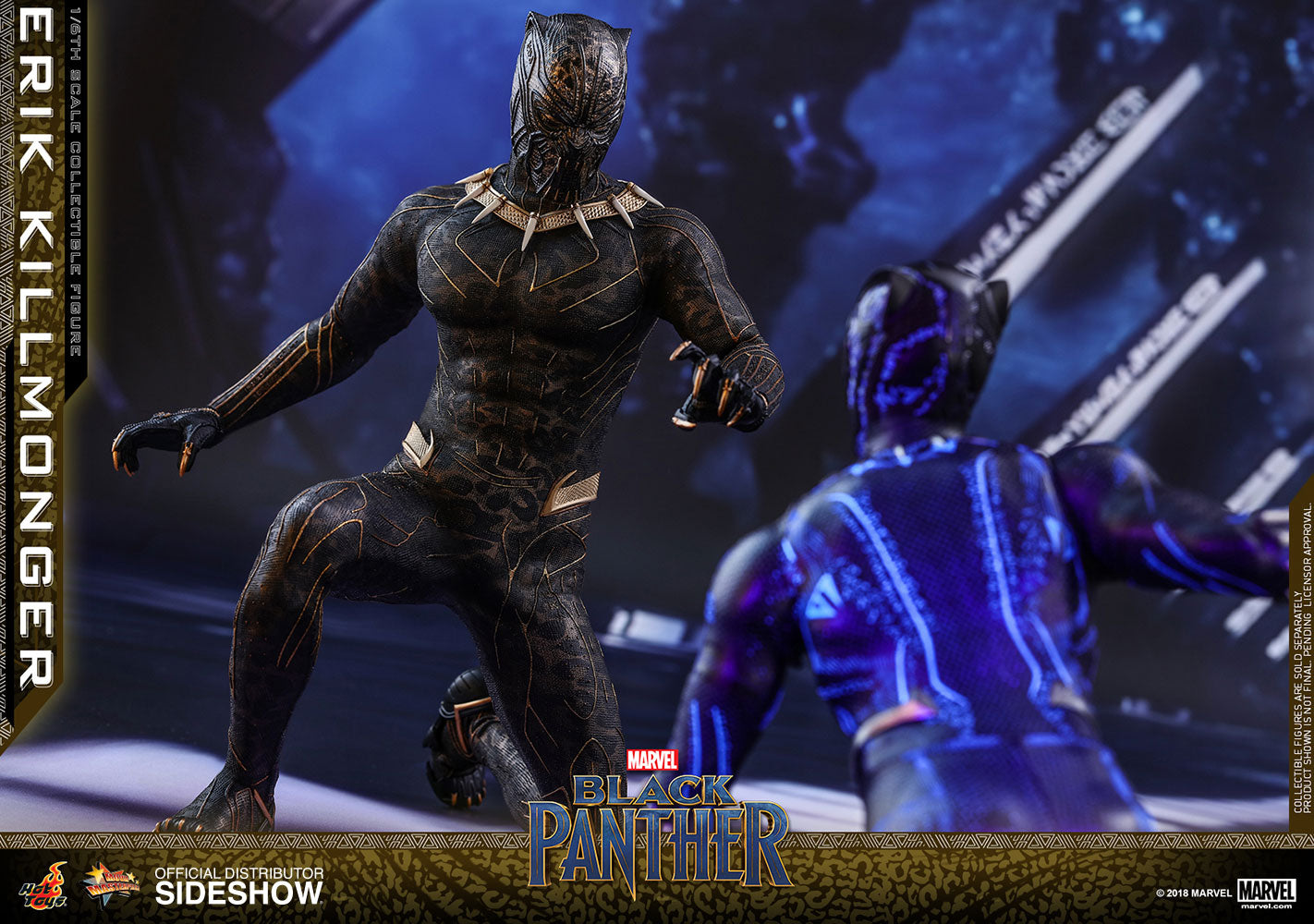 Hot Toys Marvel Black Panther Erik Killmonger 1/6 Scale 12