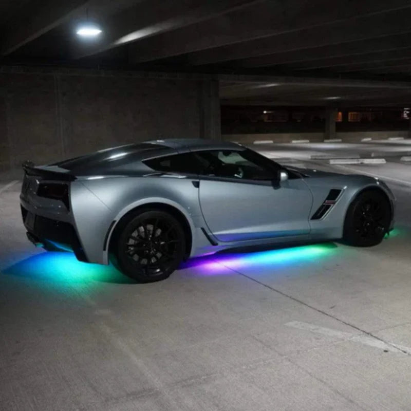 Premium LED Underglow Lighting Kit 3.0 - Flexible RGB Car Neon Lights with Remote Control | Waterproof Underbody Glow for Cars, Trucks & Motorcycles | Perfect for Night Driving, Car Shows & Custom Vehicle Lighting