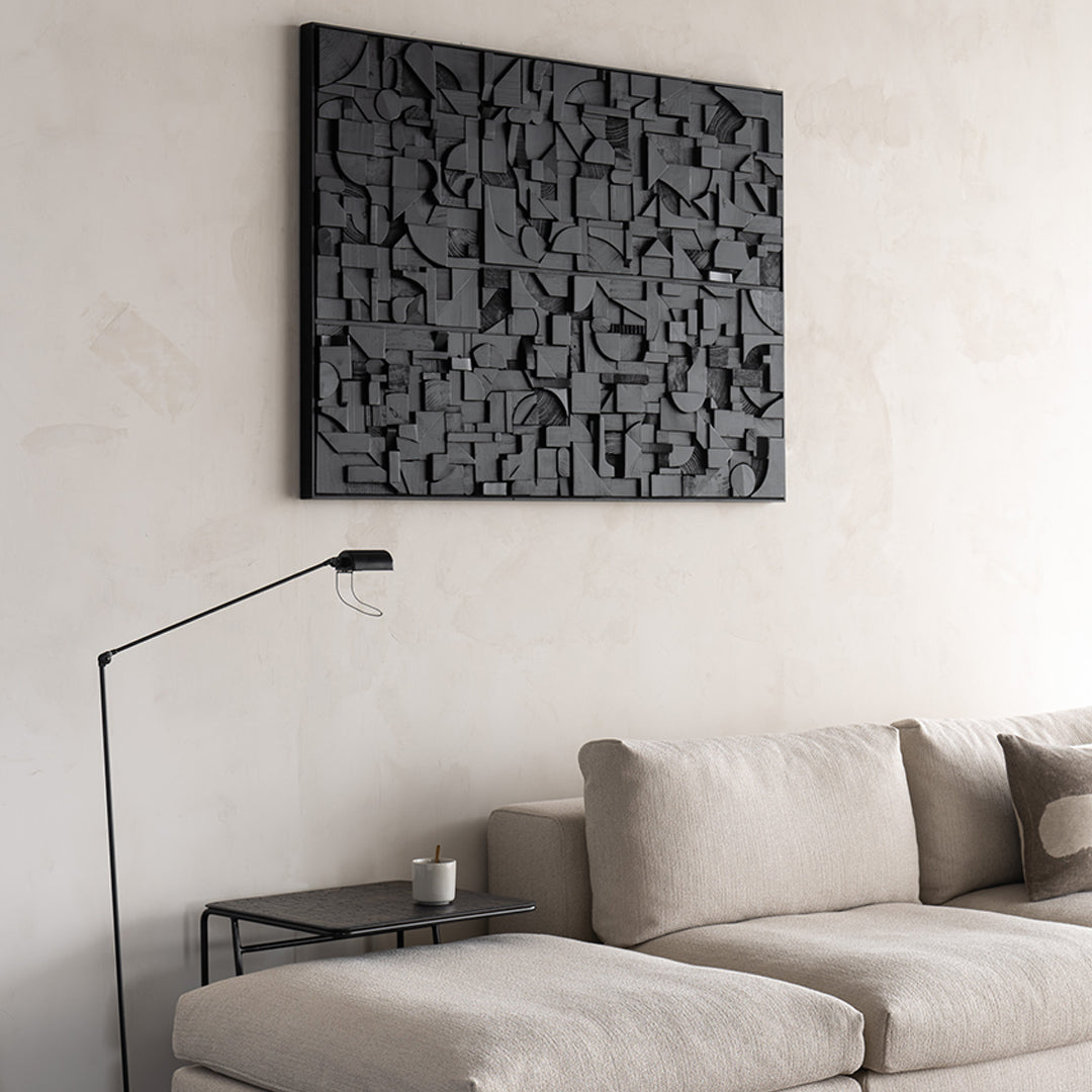 Ethnicraft Bricks Wall Art - Modern Brick Wall Decor for Living Room, Bedroom & Office - Handcrafted 3D Textured Wall Panels for Home & Commercial Spaces