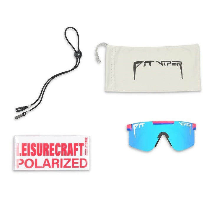 Pit Viper The Originals Polarized Sunglasses for Men & Women - UV Protection, Sporty Style - Perfect for Outdoor Activities, Cycling, Running & Beach
