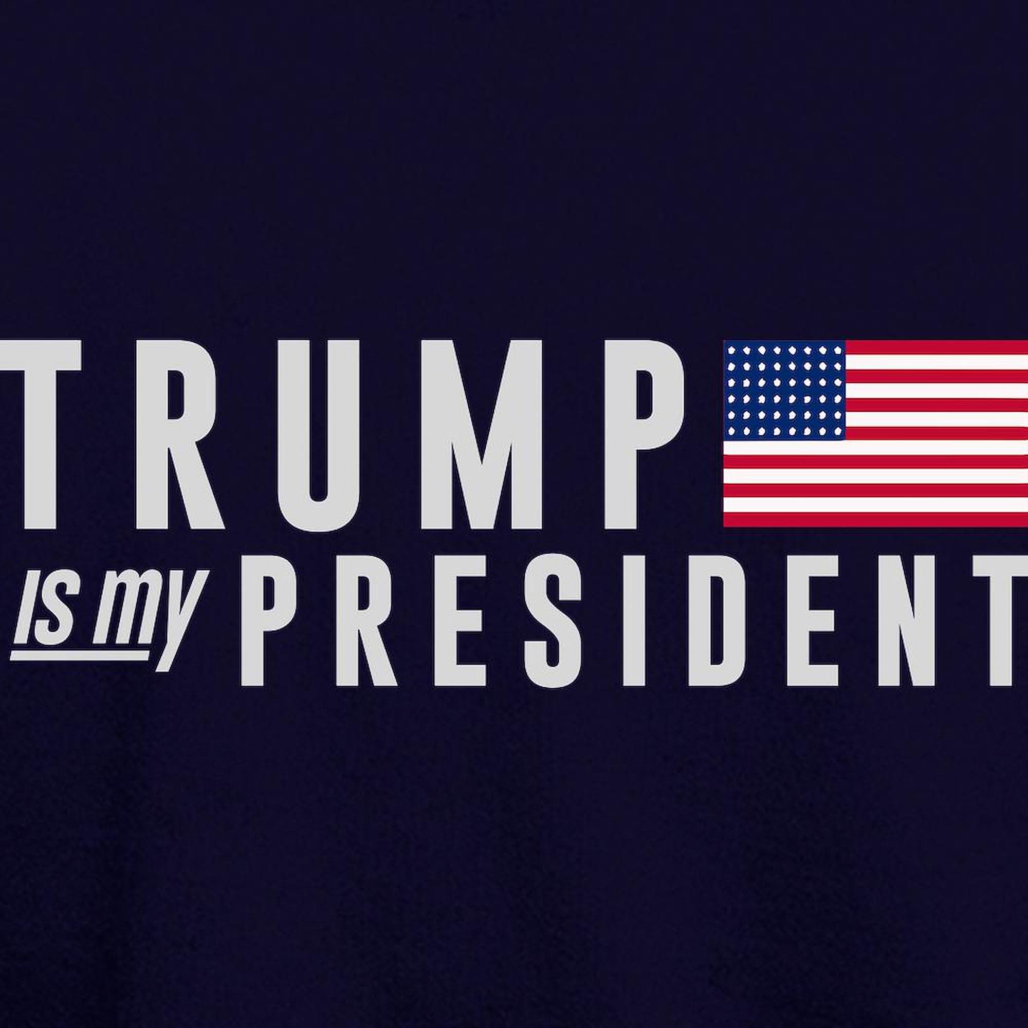 Trump Is My President Women's Zip Hoodie - Stylish Zip-Up Sweatshirt for Women | Perfect for Political Rallies, Casual Outings & Conservative Fashion