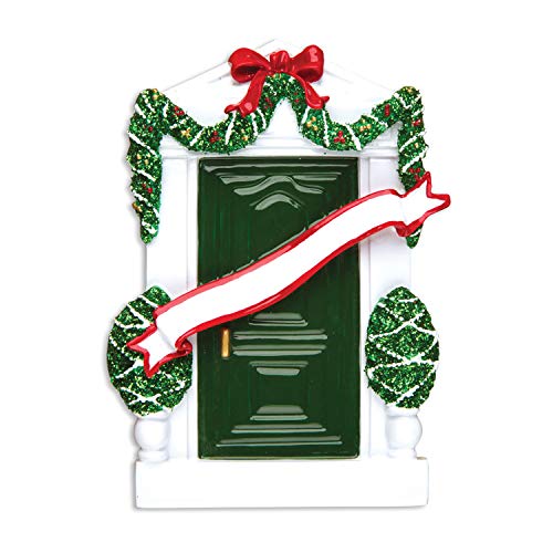 Garnished Green Door