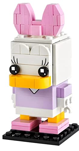 LEGO BrickHeadz Disney Pluto & Goofy (40378), Daisy Duck (40476) & Donald Duck (40377) Exclusive Collectible Figures Bundle - Perfect for Disney Fans, Gift Ideas & Home Decor Display