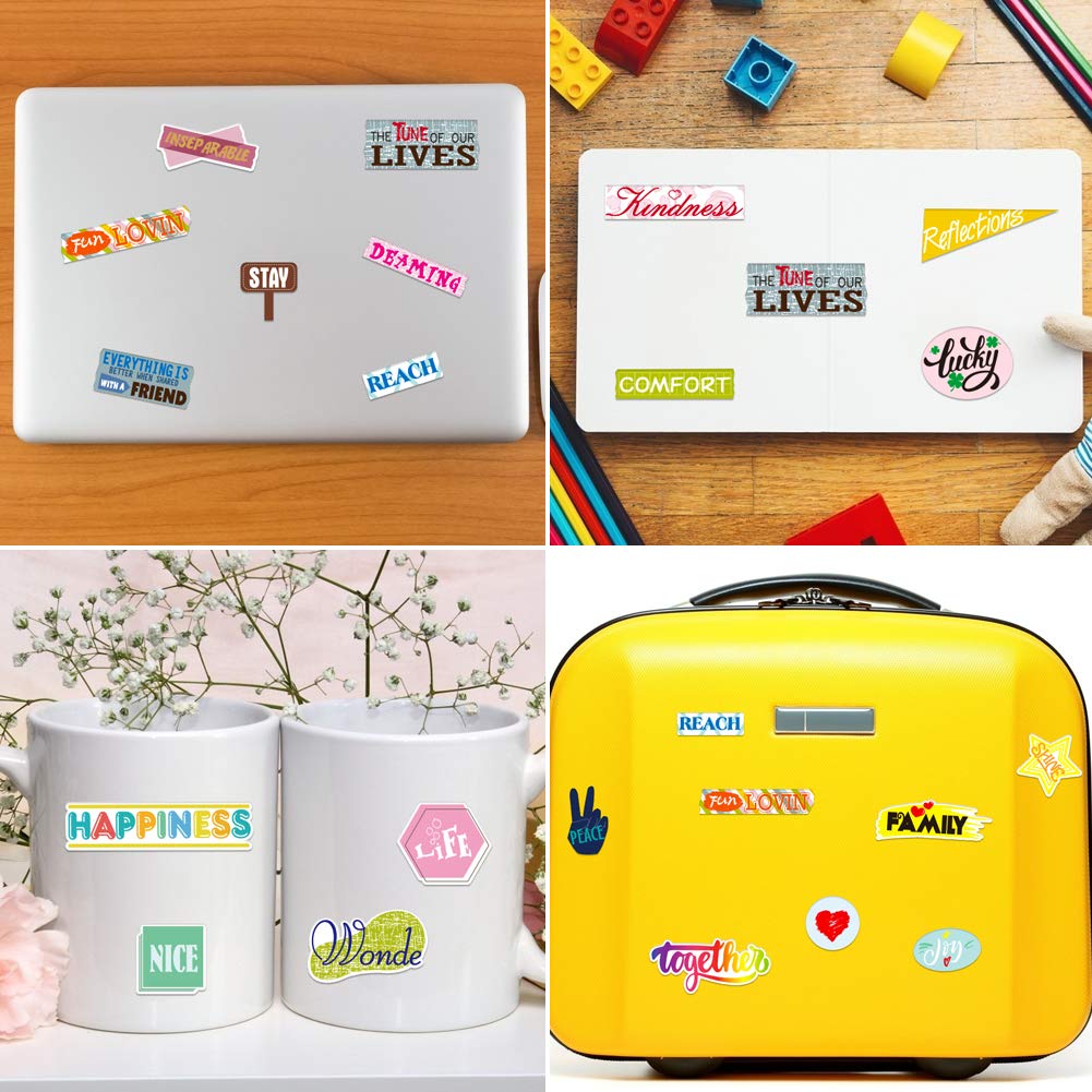 FaCraft Scrapbooking Stickers - 45pcs Funny Friends Sticker Set for Teens & Girls - Friendship Die Cuts Love Scrapbook Kit - Perfect for DIY Journals, Photo Albums, and Memory Books