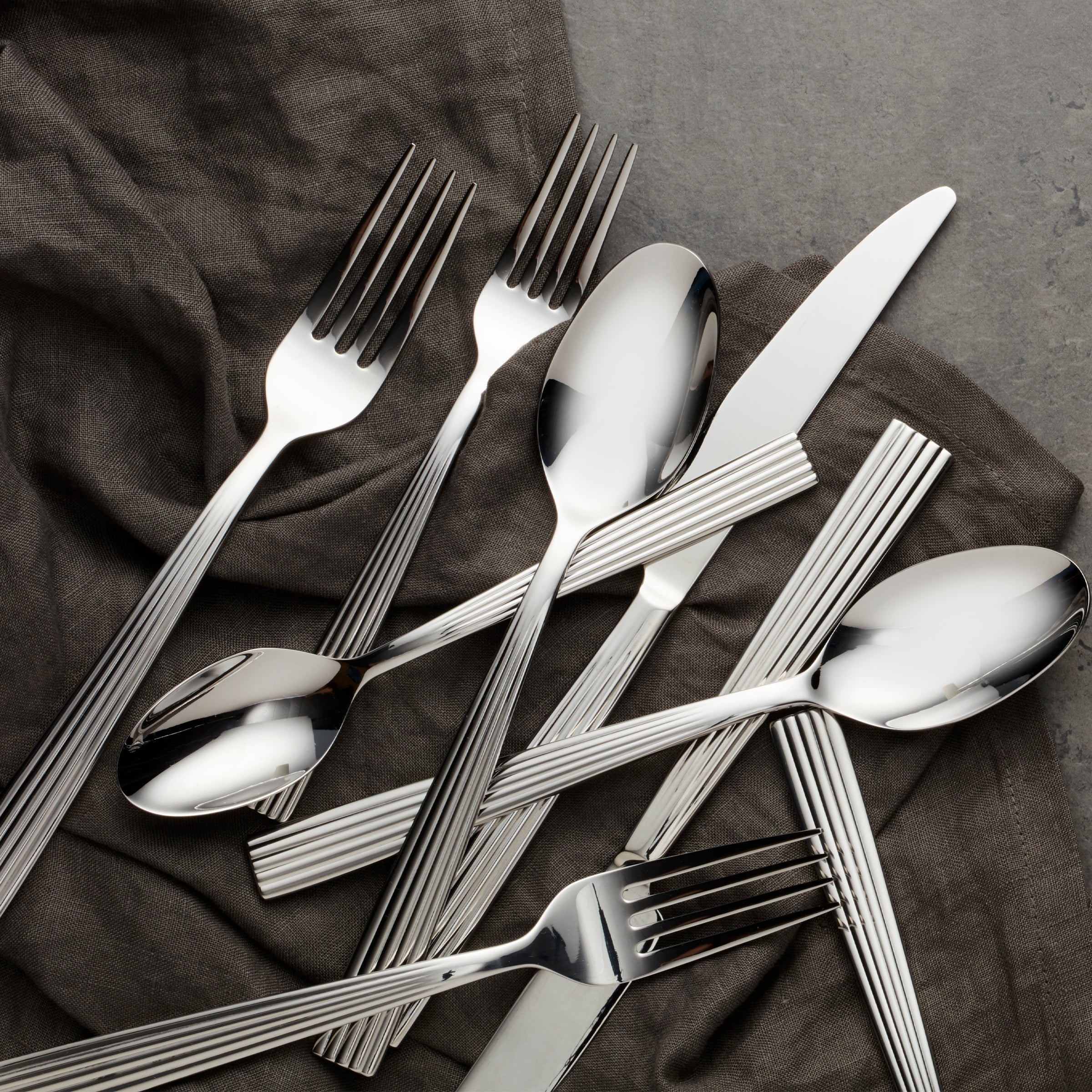 Kennedy 20-Piece Stainless Steel Flatware Set - Elegant Silverware for Everyday Dining, Dinner Parties & Gifts | Includes Knives, Forks & Spoons