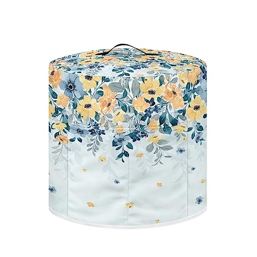 Yellow Blue Floral