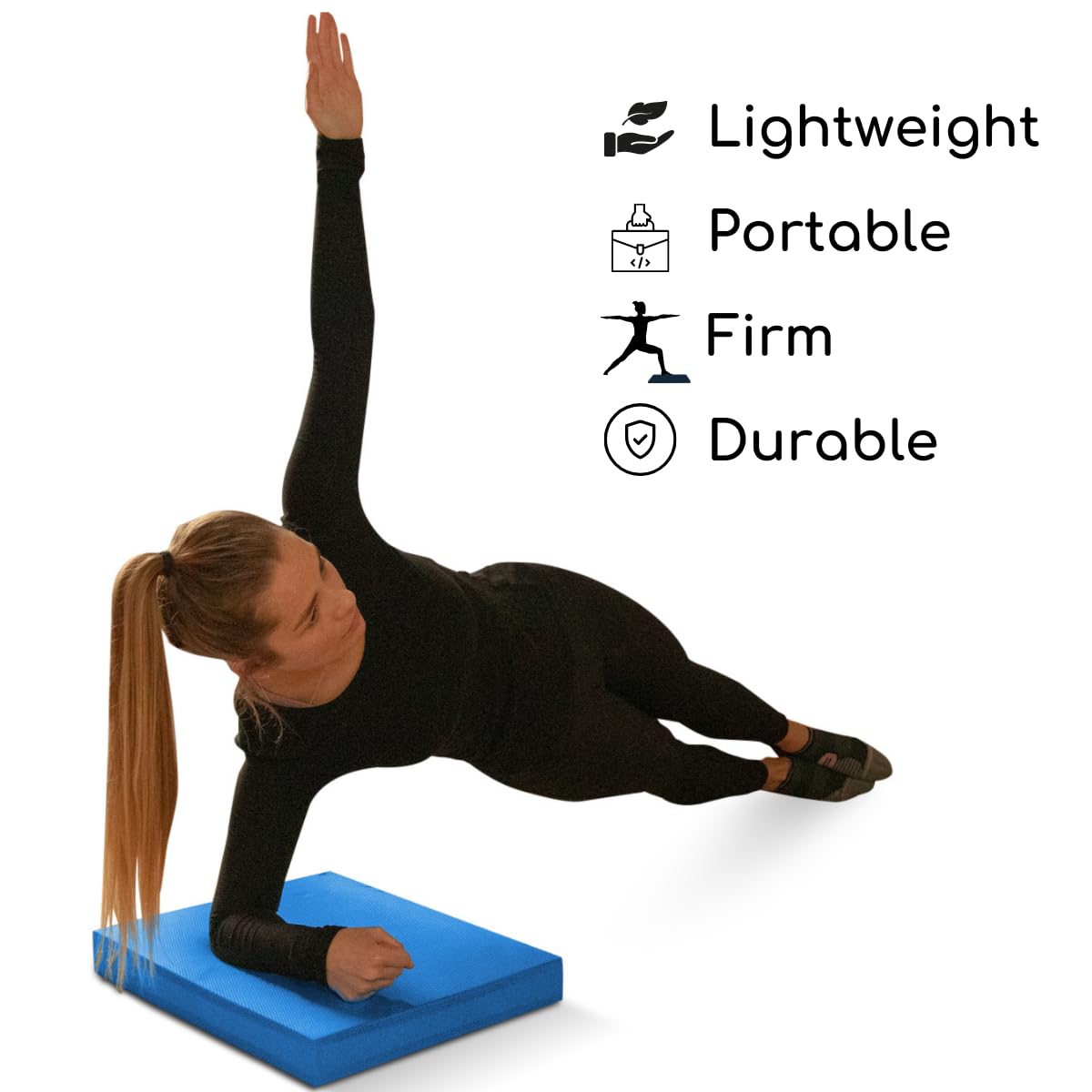 Premium XL Balance Pad for Yoga & Fitness Training - Non-Slip Foam Cushion for Men & Women - Improve Stability, Core Strength & Rehabilitation - Perfect for Home Gym, Physical Therapy & Pilates Workouts