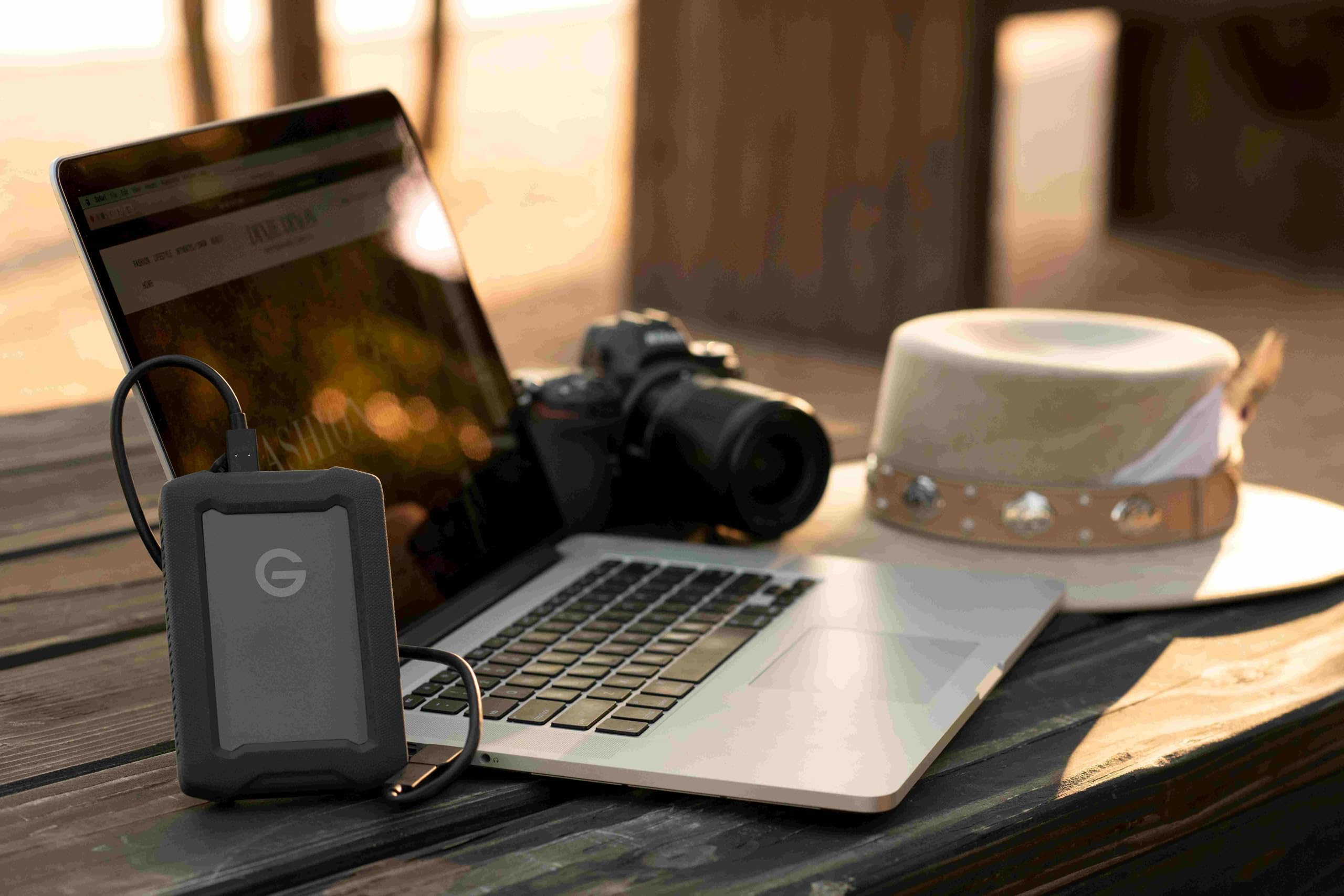 SanDisk Professional 6TB G-Drive ArmorATD Rugged External Hard Drive - USB-C & USB 3.2 Gen 1 Portable HDD for Photographers, Videographers & Content Creators - Shockproof & Water-Resistant for Outdoor Adventures & Field Work