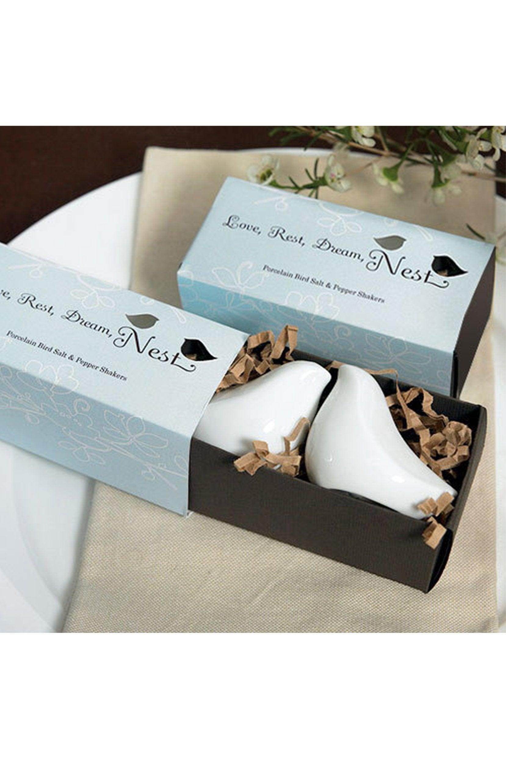 Love Birds Salt and Pepper Shakers Set of 6 - Cute Ceramic Kitchen Seasoning Containers for Couples, Home Decor & Wedding Gifts (CGF0191) | Perfect for Dining Table, Coffee Bar & Housewarming Parties