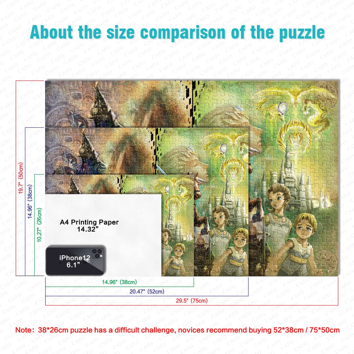 1000 Piece The Legend of Zelda Jigsaw Puzzle for Adults & Kids - Brave Warrior Game Scene - Challenging Family Board Game Toy (38x26cm) | Home Decor, Gift Idea, Stress Relief & Cognitive Training