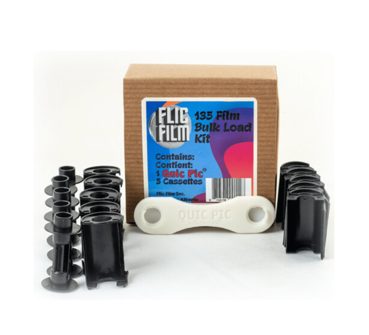 Flic Film 35mm Bulk Film Loader Cassette Kit - New Quic Pic for Easy Film Loading - Perfect for Film Photography Enthusiasts & DIY Darkroom Projects