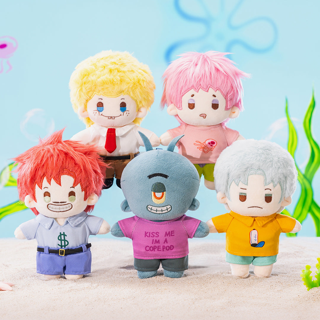 POP MART SpongeBob SquarePants Plush Keychain Blind Box - Cute Collectible Toy for Fans, Gifts & Surprise Unboxing Fun