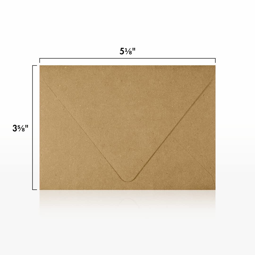 Premium LUXPaper 4Bar A1 Contour Flap Invitation Envelopes - 3 5/8