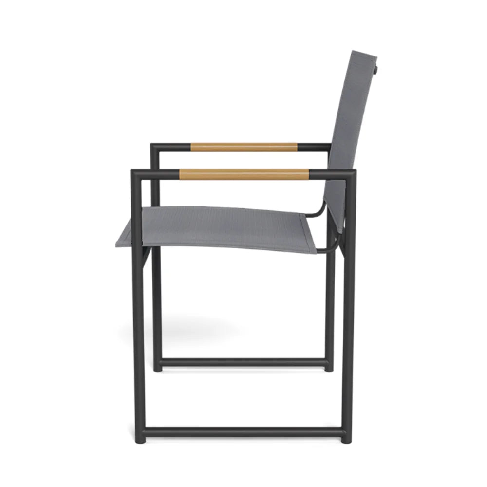 Lightweight Aluminum Outdoor Dining Chair - Weather-Resistant Patio Furniture for Garden, Poolside & Backyard Relaxation
