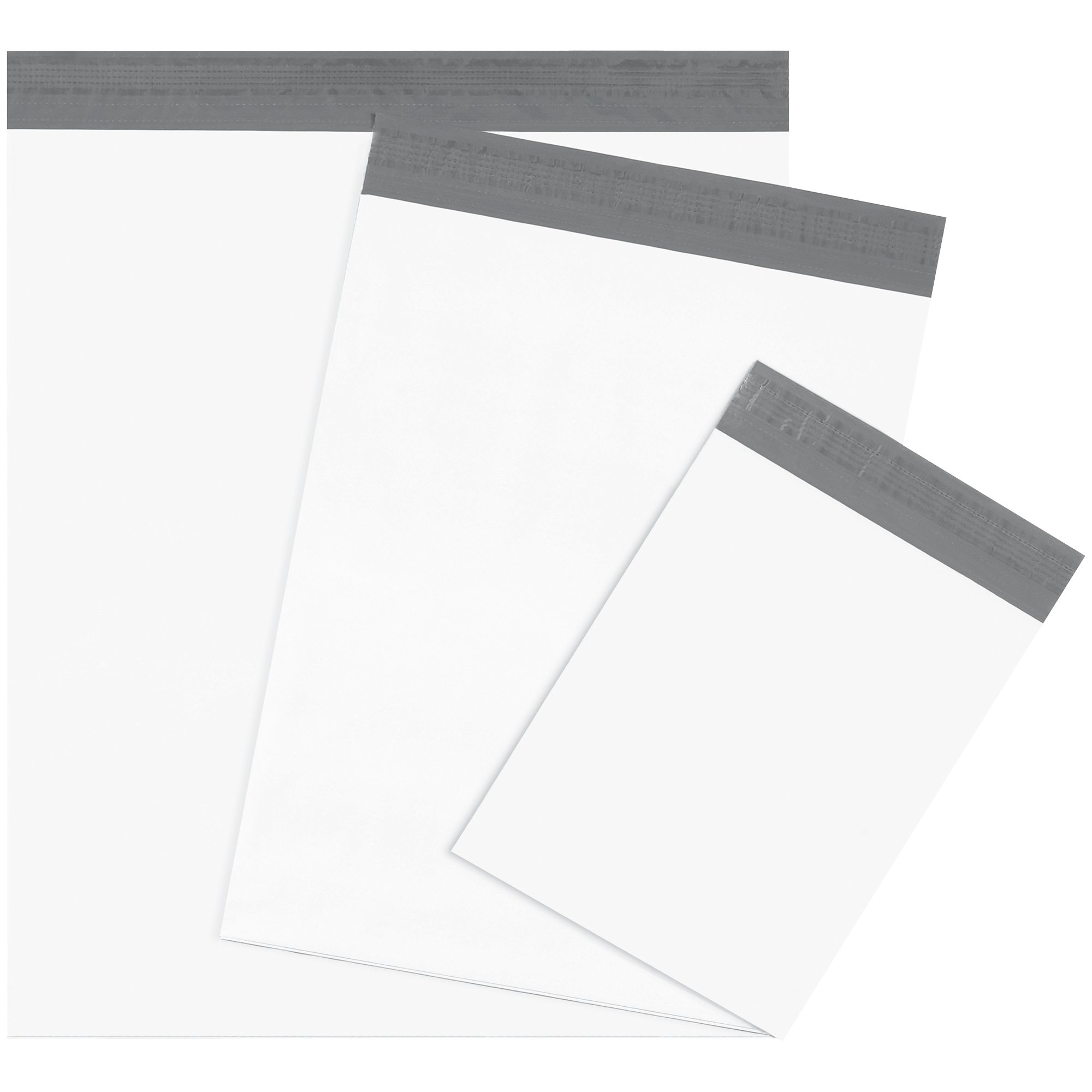 20x24x4 Inch White Poly Mailers - 100 Pack Bulk Shipping Envelopes for Ecommerce | Durable Waterproof Mailing Bags for Clothing, Books & Online Store Packages