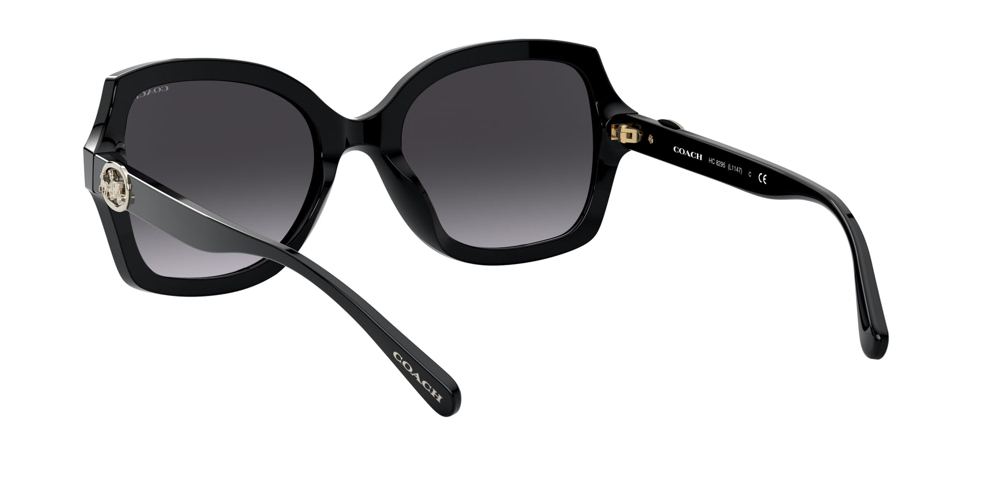 Coach Women's HC8295 Square Sunglasses - UV Protection Fashion Sunglasses for Women - Perfect for Driving, Beach & Outdoor Activities
