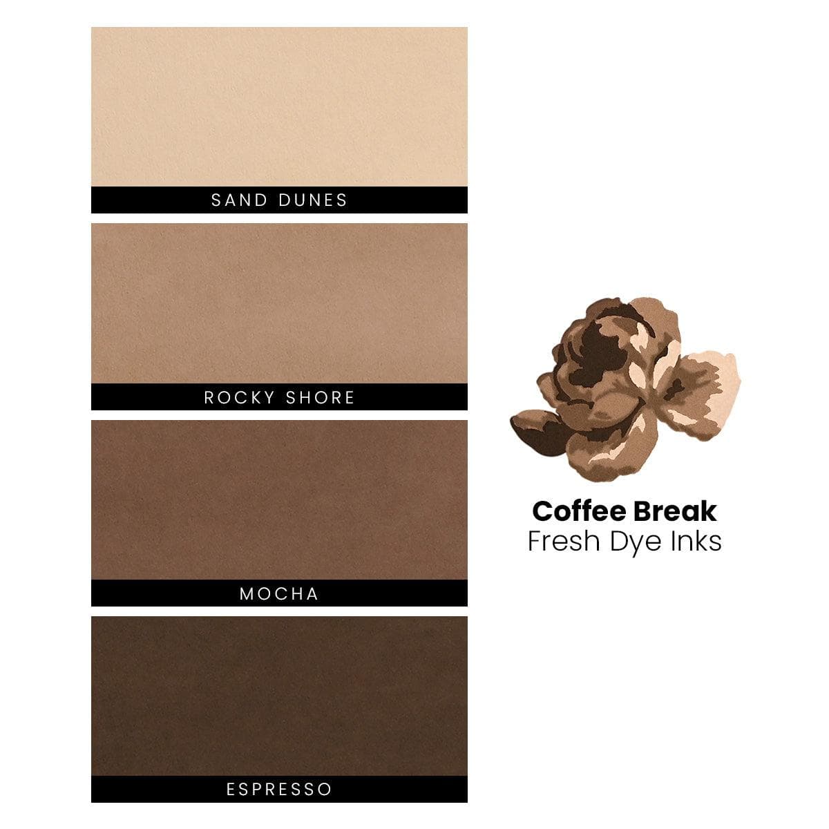 Premium Coffee Break Fresh Dye Ink Cartridges - High-Quality Printer Ink for Home & Office Use - Perfect for Documents, Photos & Creative Projects