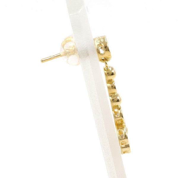 18K Yellow Gold Single Diamond Earring 0.10ct - Elegant Solitaire Stud Earrings for Women, Perfect for Everyday Wear, Parties & Special Occasions