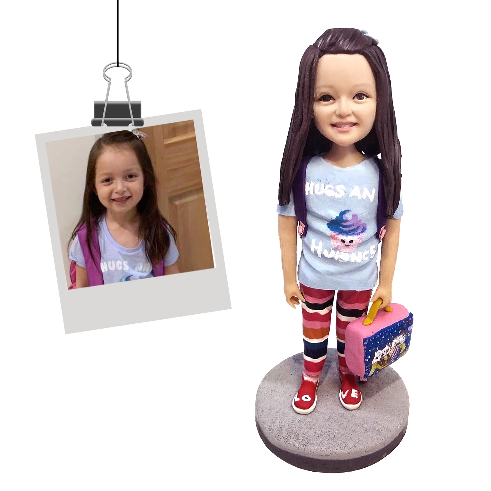 Custom Bobblehead from Photos - Personalized Birthday Gift Sculpture - Unique Handmade Figurine for Anniversaries, Weddings & Special Occasions