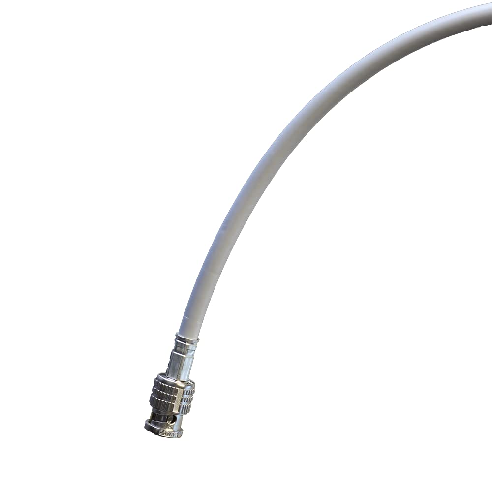Blue Jeans Cable 3G/6G SDI Cable - RG6 (18AWG) with Canare BNC Connectors - 150ft Grey - Professional Video Production, Live Streaming & Broadcast Studio Equipment