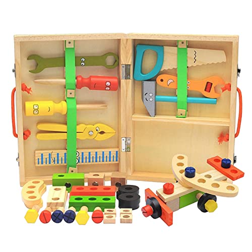 Menolana Kids Pretend Play Tool Set - 24-Piece Educational Toy for Toddlers & Preschoolers - Perfect for Role Play, DIY Projects & Early Learning Development