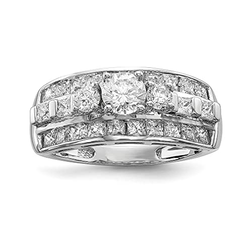 925 Sterling Silver Cubic Zirconia CZ Ring - Elegant Engagement & Promise Ring for Women | Perfect Gift for Her, Anniversary, Valentine's Day & Special Occasions