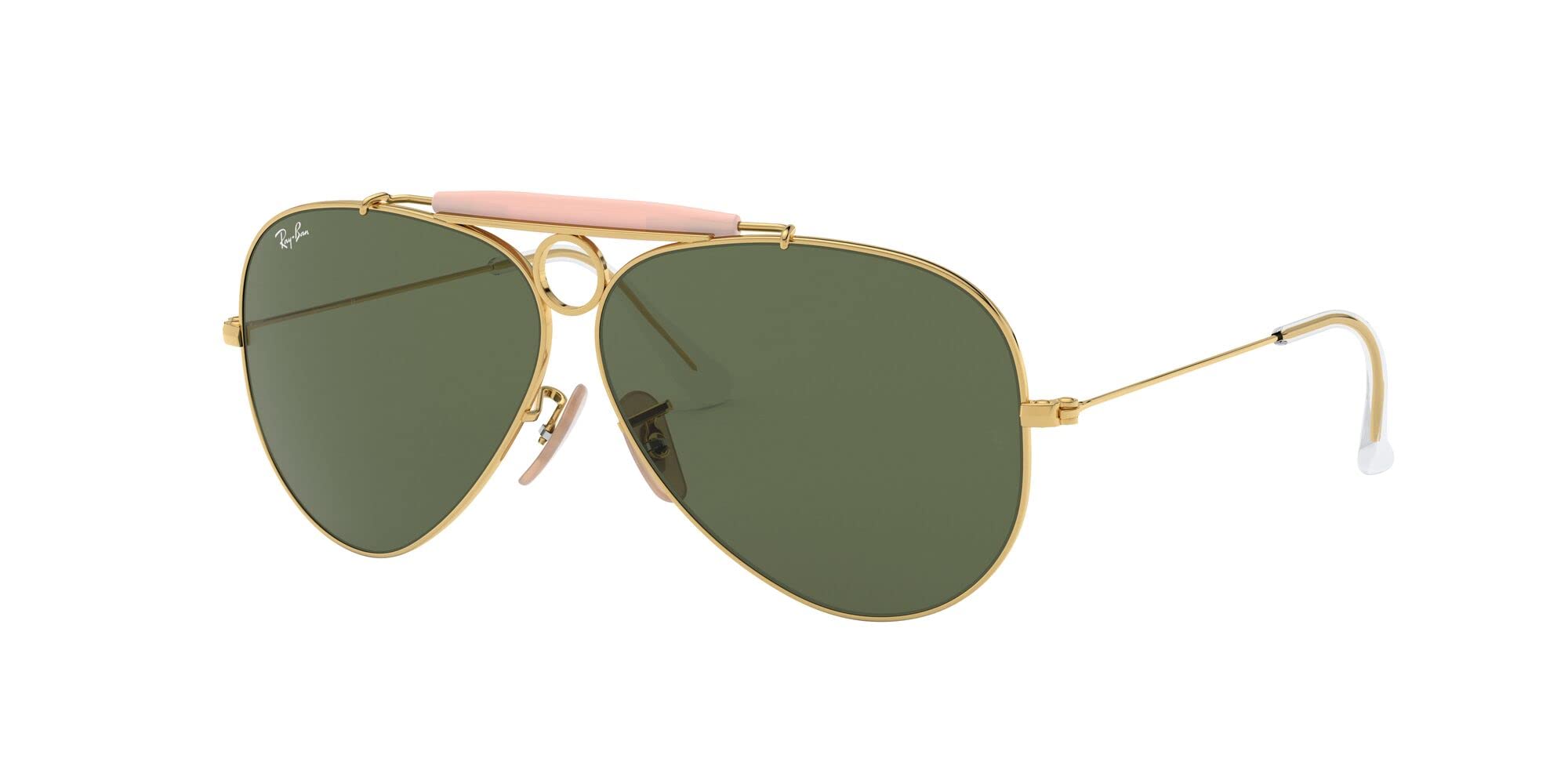 Ray-Ban RB3138 Shooter Aviator Sunglasses for Men & Women - Polarized UV Protection Pilot Sunglasses - Perfect for Driving, Travel & Outdoor Activities