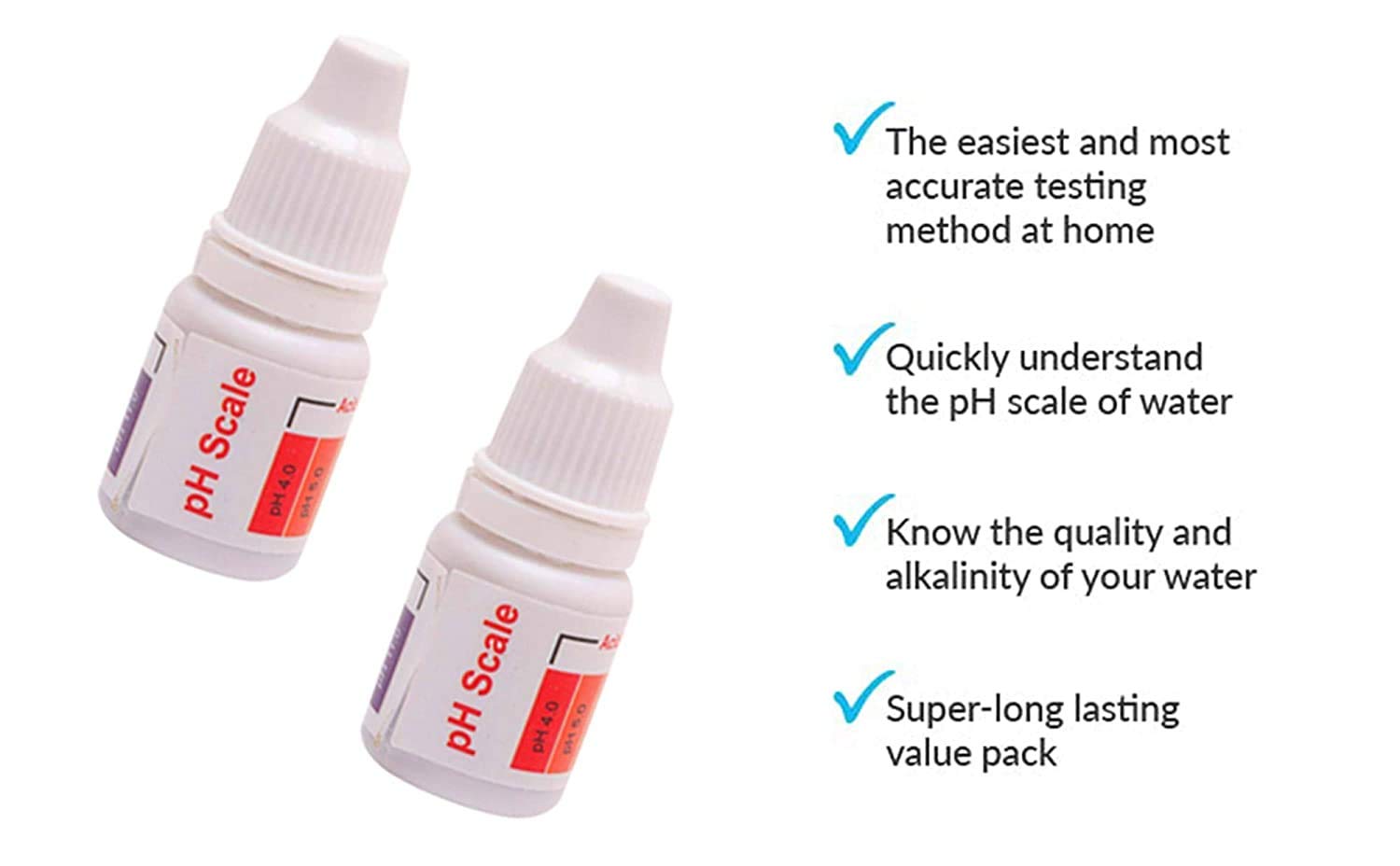 Premium pH & ORP Testing Kit - 3 to 11 pH Range & ORP Measurement (Negative to Positive) | Alkaline Water Testing Solution | Includes 3 Liquid Bottles | Ideal for Aquariums, Hydroponics & Drinking Water Analysis