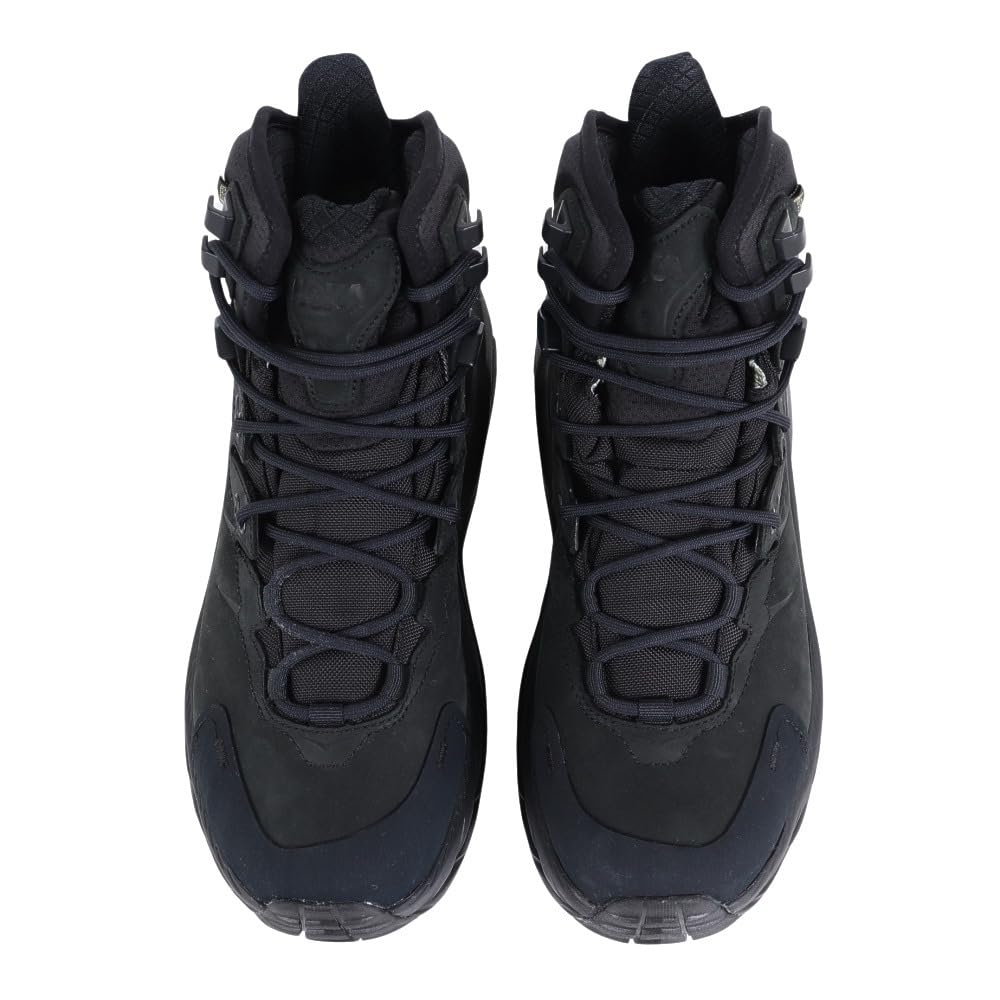 HOKA Women's Kaha 2 GTX Hiking Boots - Waterproof Nubuck Leather, Black - US Size 5.5 | Trail Running & Outdoor Adventures