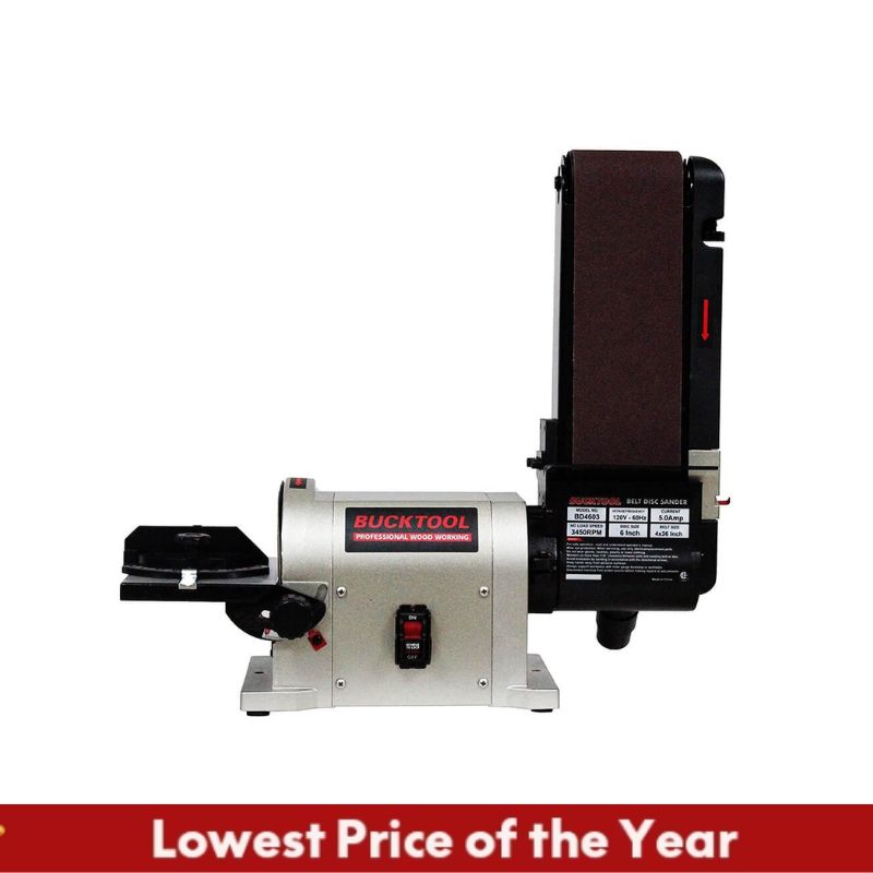 Bench Belt & Disc Sander Combo - 4
