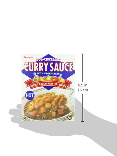 House Foods Spicy Vegetable Curry Sauce - 7 Ounce Box (Pack of 10) | Authentic Japanese Curry | Perfect for Rice, Noodles & Home Cooking