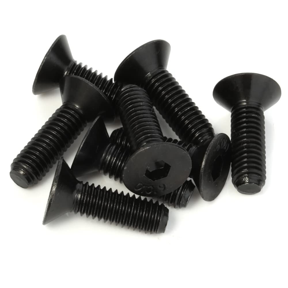 M8-1.25x60mm Grade 10.9 Alloy Steel Socket Cap Screws - 10PCs for DIY & Machinery