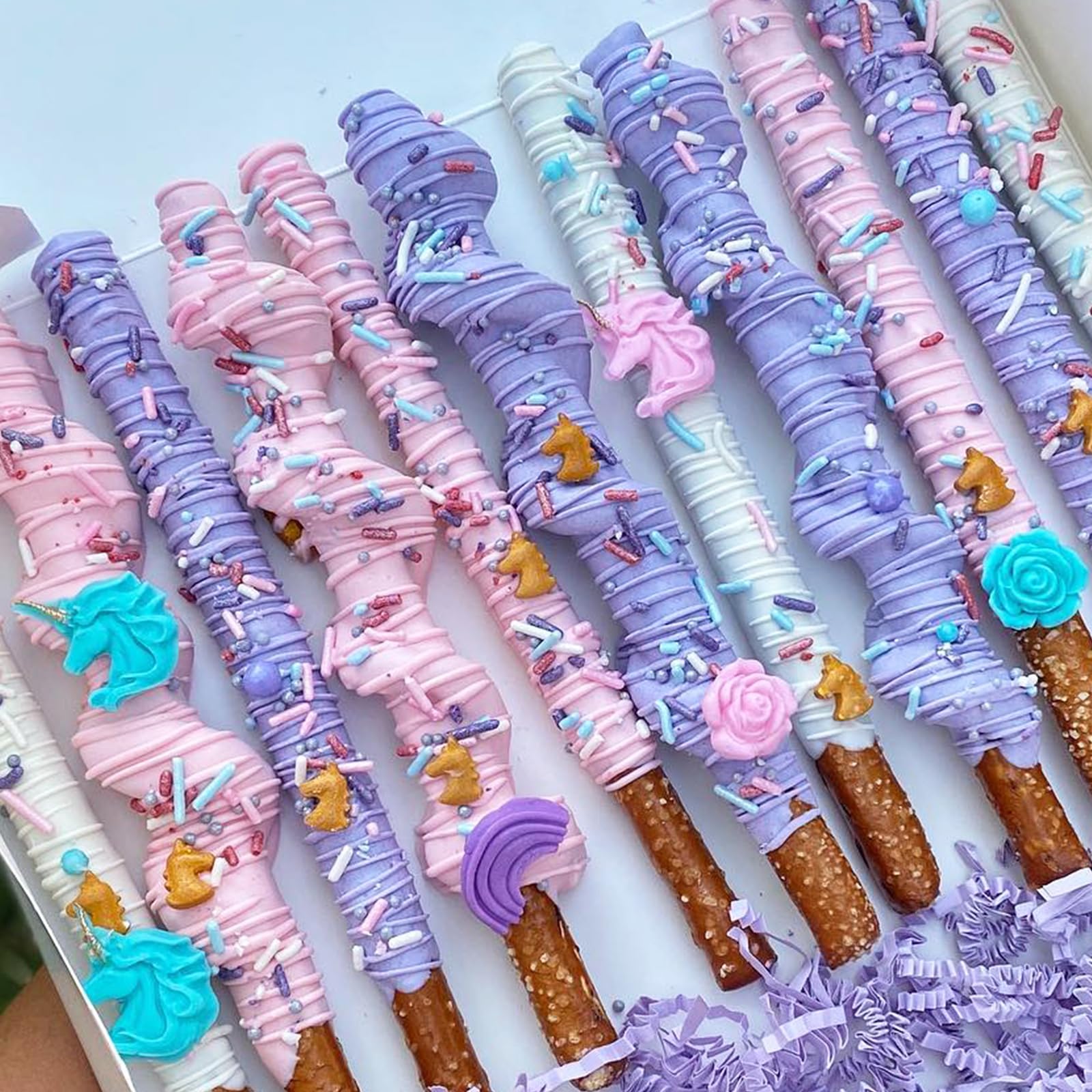 Unicorn & Horse Silicone Fondant Molds Set - Food Grade Chocolate, Resin, Cake Decorating Tools for Cupcake Toppers, Candy & Gumpaste - Perfect for Birthday Parties, Baby Showers & DIY Crafts
