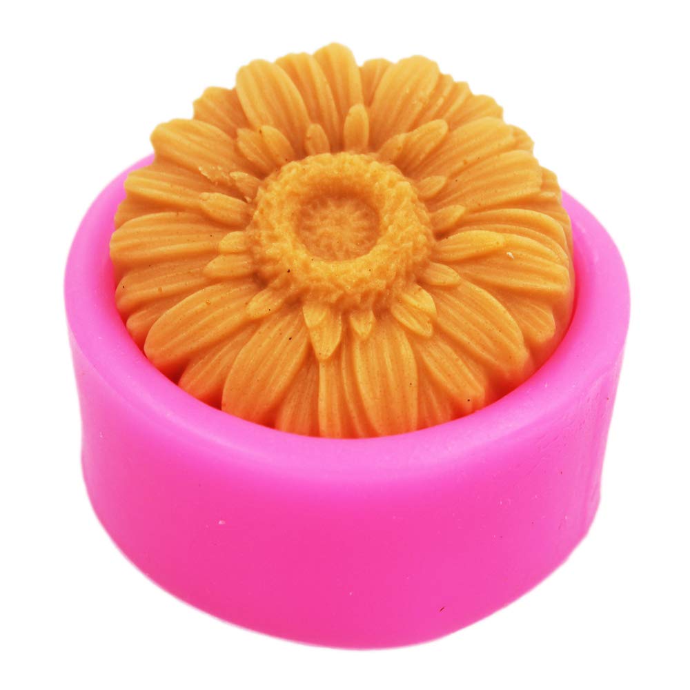 Sunflower Silicone Soap Mold S284 - DIY Handmade Soap Making Kit for Bath Bombs, Candles & Resin Crafts - Perfect for Home Spa, Gifts & Craft Projects