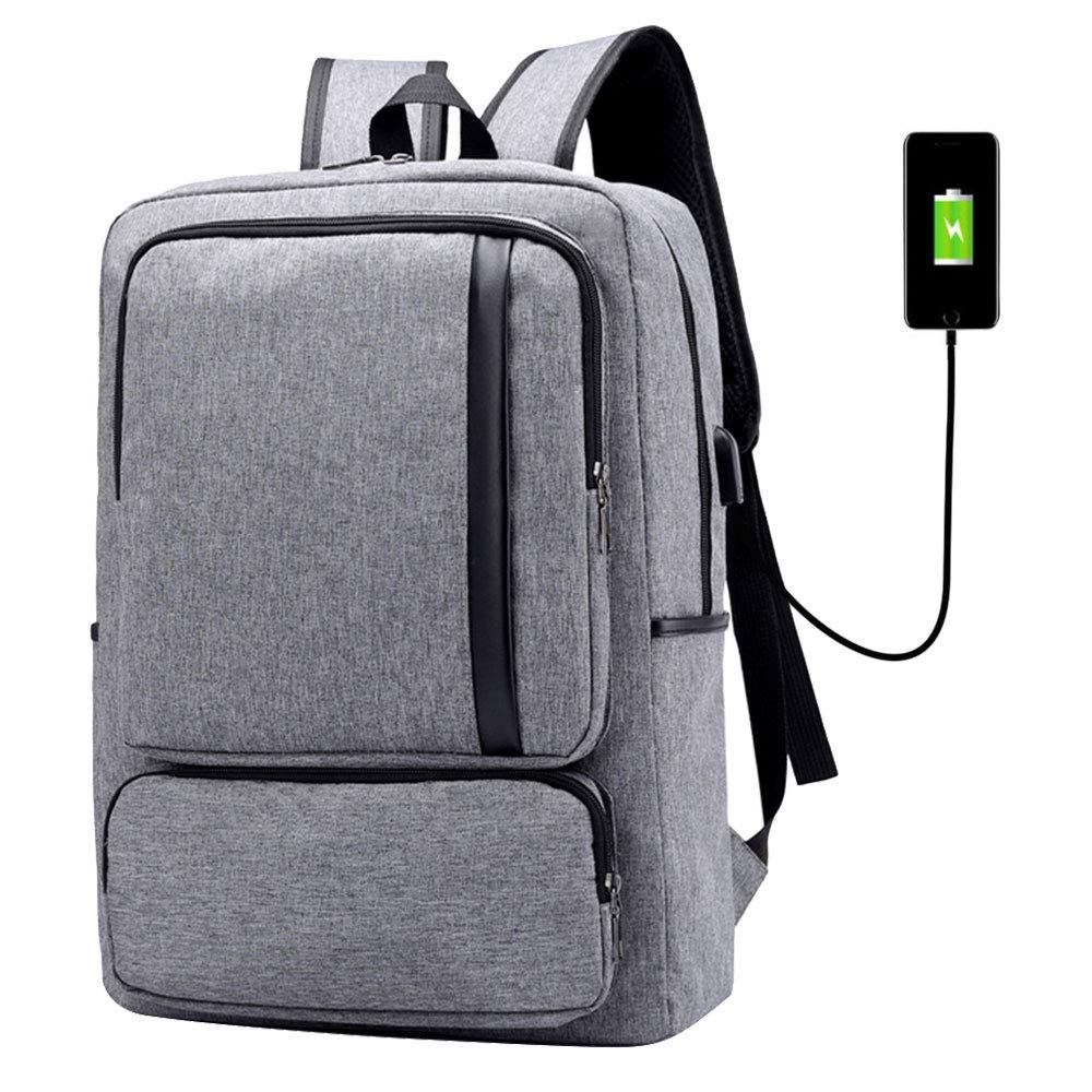15.6 Inch Travel Laptop Backpack with USB Charging Port - Water Resistant Anti-Theft Business Backpack for Men & Women - Perfect for MacBook, Work Commute, College & Airplane Travel