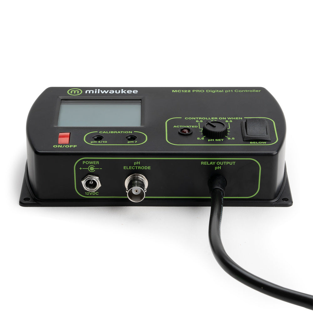 Milwaukee Instruments Digital pH Controller for Aquariums, Hydroponics & Brewing - Accurate Water Quality Testing for Home & Lab Use