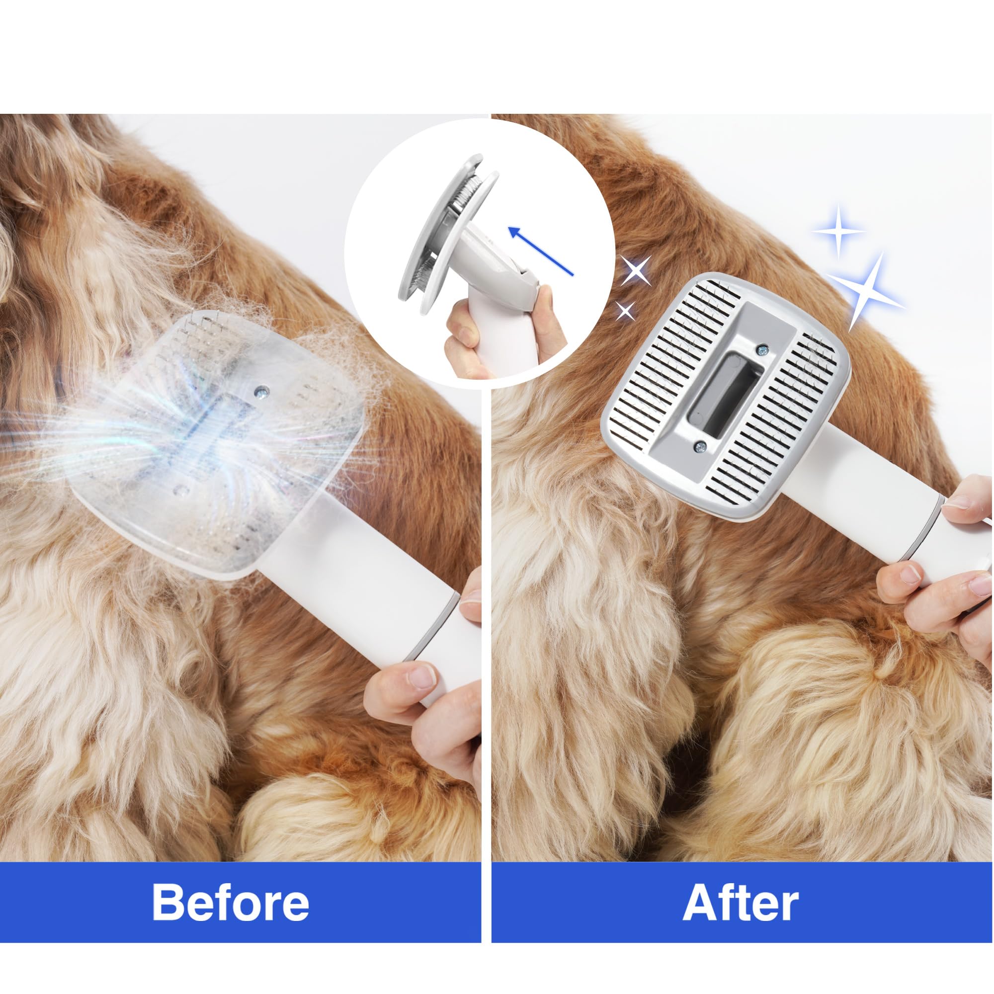 Neakasa P0 Lite Pet Grooming Kit & Vacuum - 99% Hair Removal for Cats & Dogs, 4-in-1 Grooming Tools with Low Noise Design - Perfect for Home Pet Shedding & Cleaning
