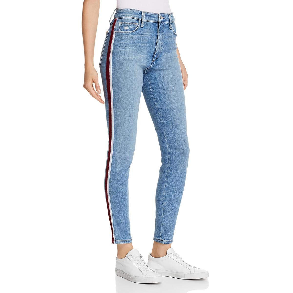 Joe's Jeans Women's Charlie Denim Velvet Ankle Jeans - Blue Size 26 | Stretch Comfort Fit for Casual Wear & Night Out