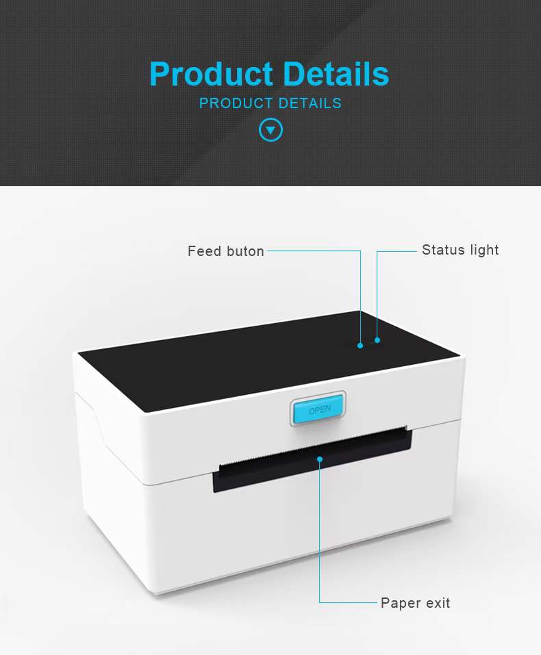 POS 9220 110mm Thermal Receipt Printer for Retail, Restaurant & Small Business - Fast Printing & Compact Design