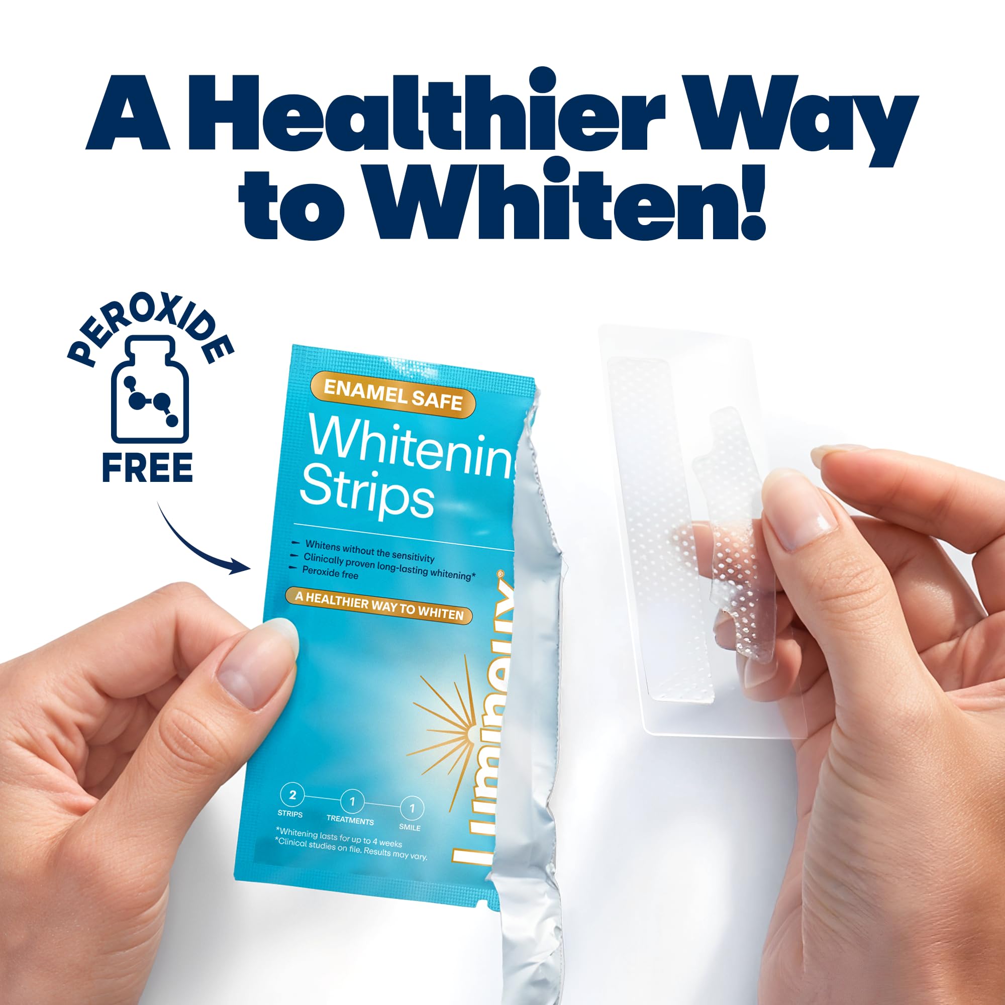 Lumineux Teeth Whitening Strips - 7 Treatments for Whiter Teeth | Enamel Safe & Sensitivity Free | Dentist Formulated & Non-Toxic Certified | Perfect for Weddings, Job Interviews & Special Occasions