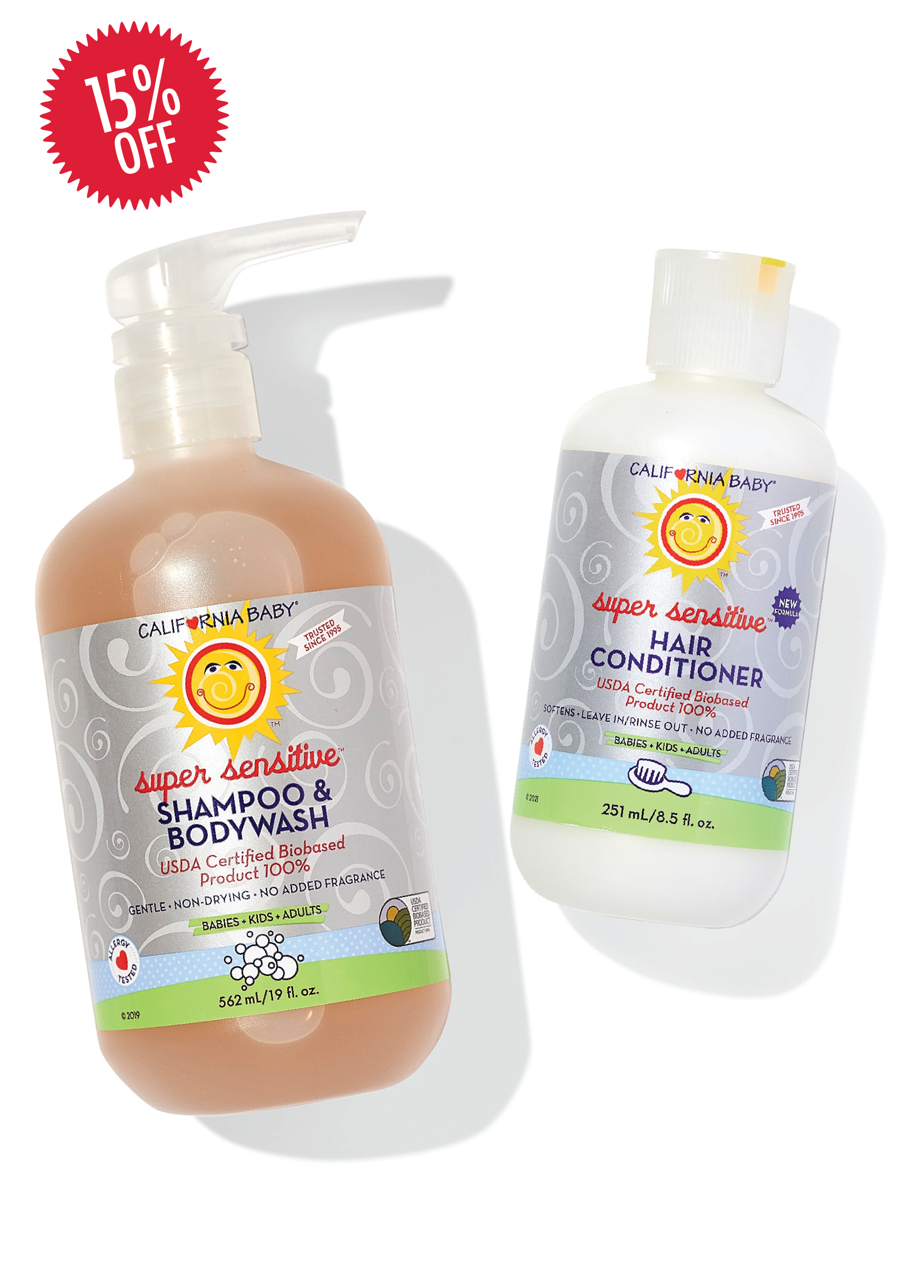 Fragrance-Free Super Sensitive Shampoo and Conditioner Set for Dry, Itchy Scalp - Gentle Hair Care Bundle for Sensitive Skin & Allergies | Perfect for Daily Use & Post-Treatment Hair Recovery