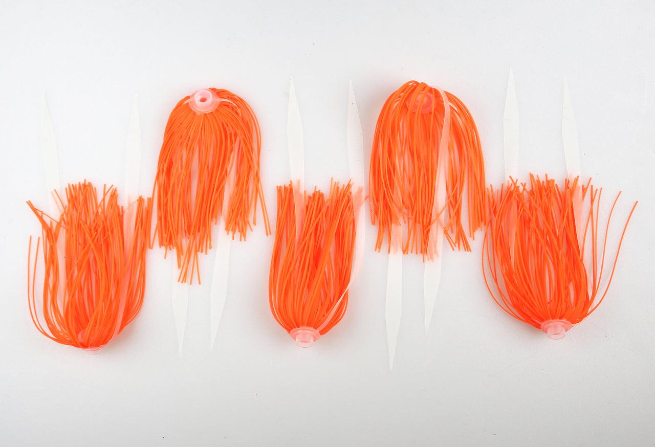 Jigging World Micro Silicone Skirt Teasers - Soft Fishing Lures for Bass, Trout & Saltwater - Perfect for Jigging, Casting & Trolling